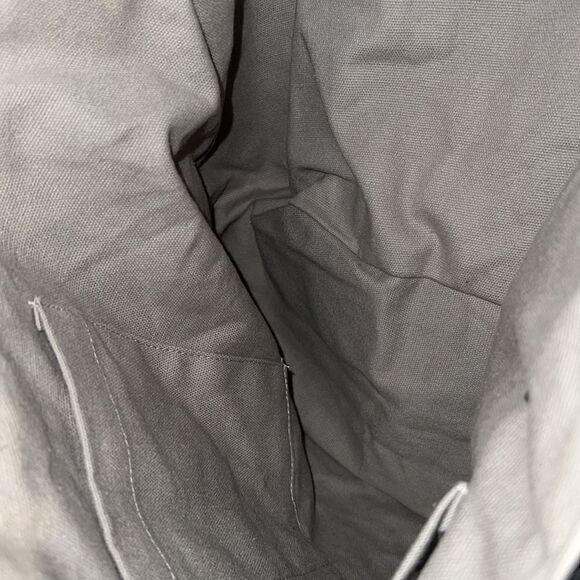 BRAIDED CABLE KNIT TOTE BAG-GRAY - Picture 10 of 10